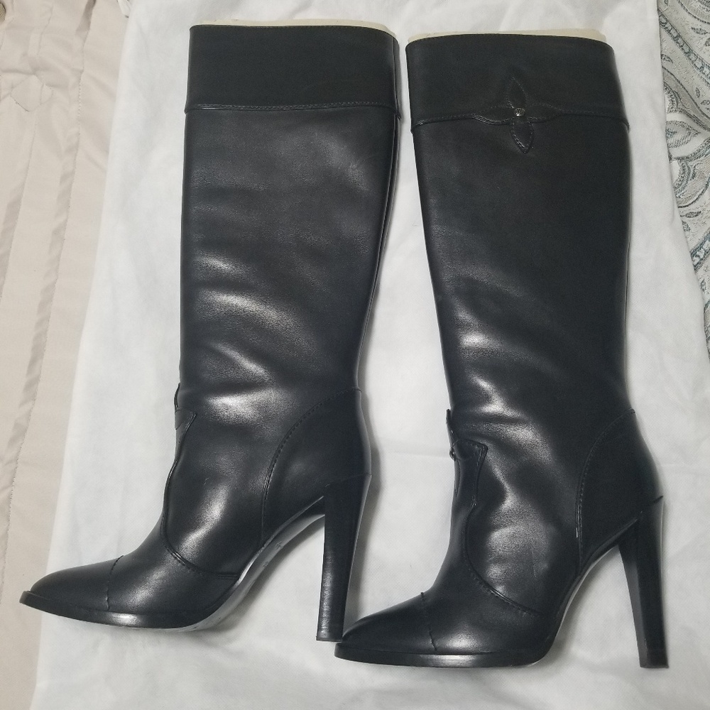 Knee-High Leather Boots